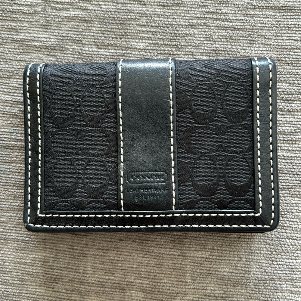 Coach Card Holder